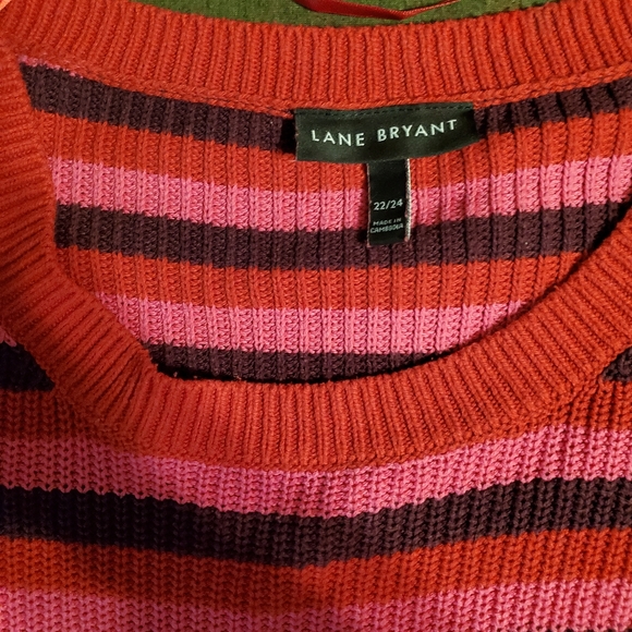 Lane Bryant Striped sweater - Picture 2 of 2